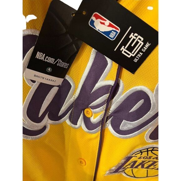 NBA‎ Lakers Button Up Jersey #48 Men's XL - Picture 5 of 5